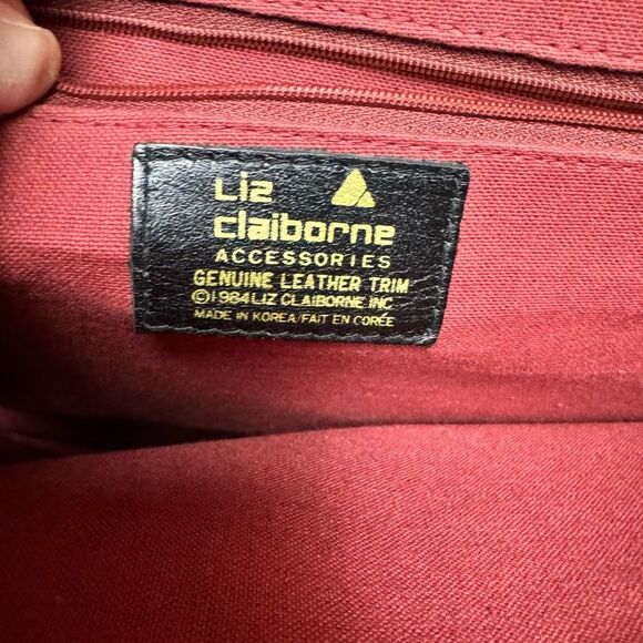 Vintage 1984 Liz Claiborne Briefcase Purse - Picture 9 of 9